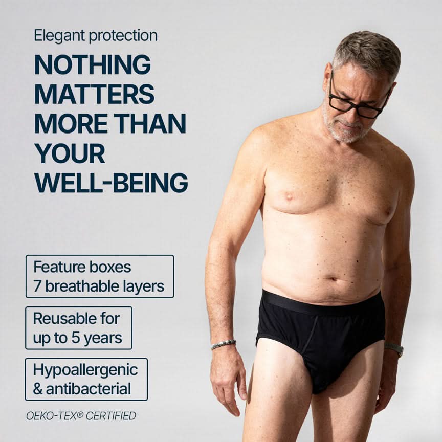 Slip Homme Absorbant Naéla