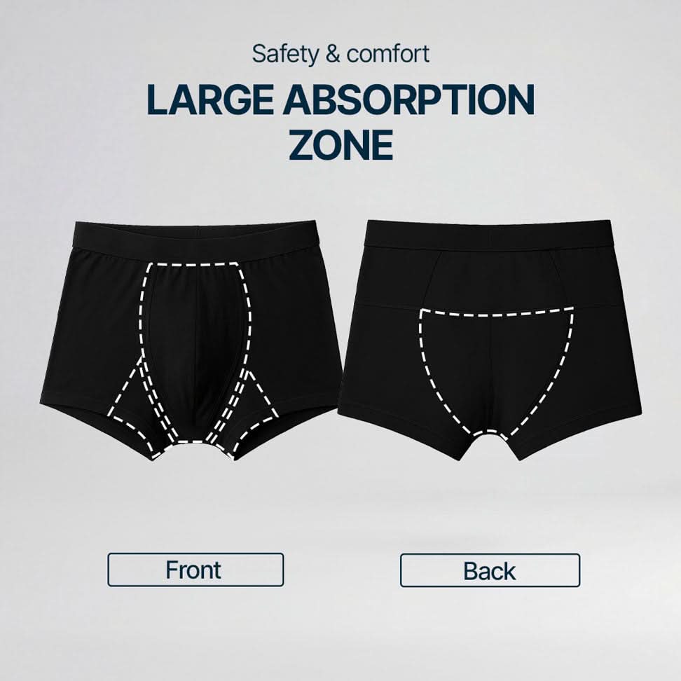 Boxer Homme Absorbant Naéla